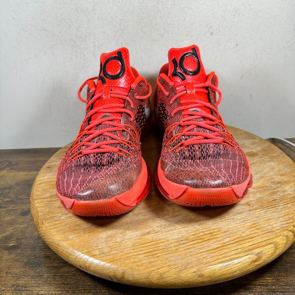 Nike KD 8 Kevin Durant 749375-610 Basketball Bright Crimson Shoes Mens Size 11.5 - Picture 2 of 12